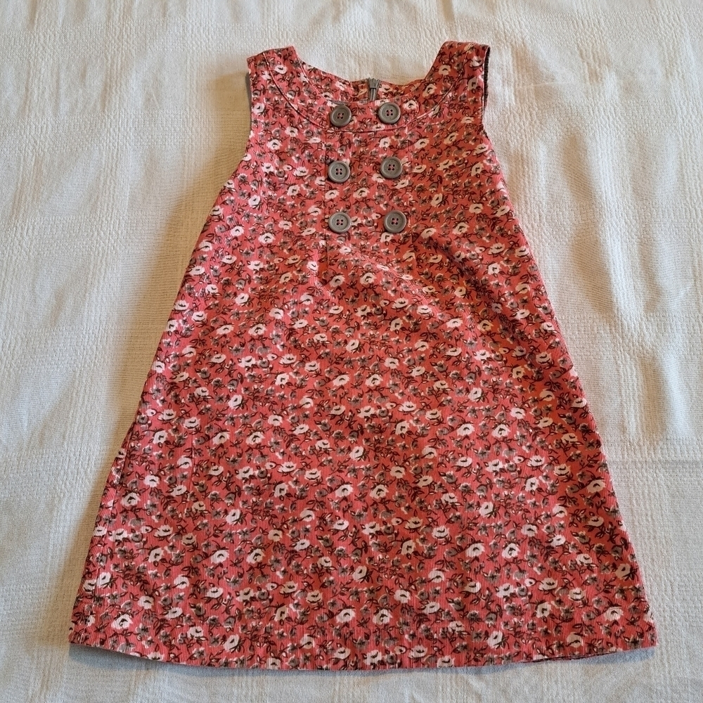 Mini Boden girls size 5-6 years corduroy pinnie